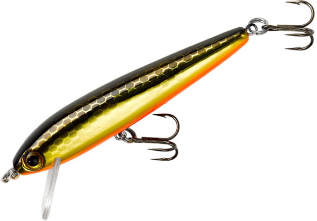 Rebel Lures Rebel Tracdown Minnow 50 Slick Gold Minnow 2-1/2in 5/32 oz