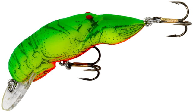 Rebel Lures Rebel Wee-Crawfish Crankbait 2in 1/5oz Floating Chartreuse/Green Back