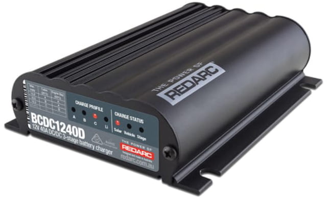 REDARC Dual Input In-Vehicle Battery Charger 12V 40A DC-DC
