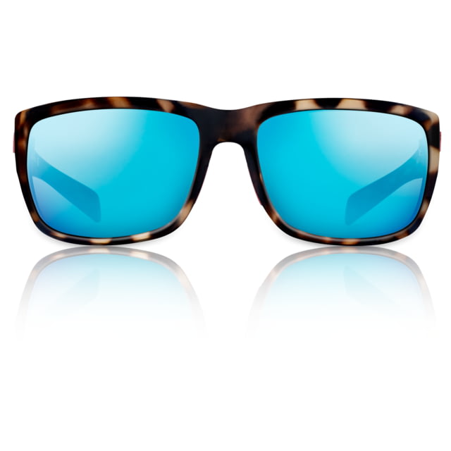 Redfin Polarized Amelia Sunglasses Dock Tortoise Frame Gulf Blue Polarized Lens One Size