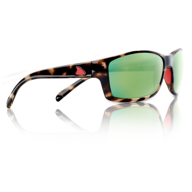 Redfin Polarized Dock Tortoise Sunglasses Dock Tortoise Frame Seagrass Polarized Lens One Size