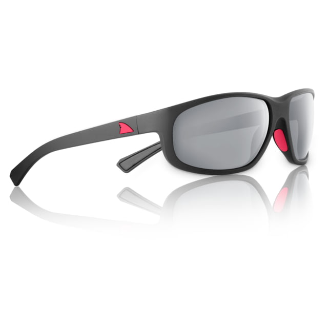 Redfin Polarized Jekyll Sunglasses MBlack Frame Dark Shad Mirror Polarized Lens One Size