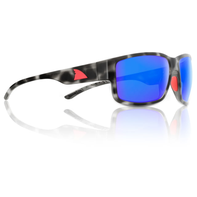 Redfin Polarized Sanibel Sunglasses Black Tortoise Frame Coastal Blue Polarized Lens One Size