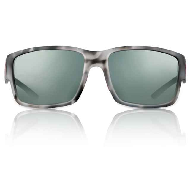 Redfin Polarized Sanibel Sunglasses Black Tortoise Frame Shad Mirror Polarized Lens One Size