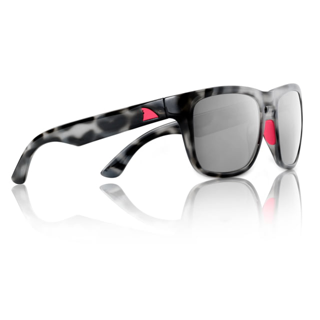 Redfin Polarized Tybee Sunglasses Black Tortoise Frame Shad Mirror Polarized Lens One Size