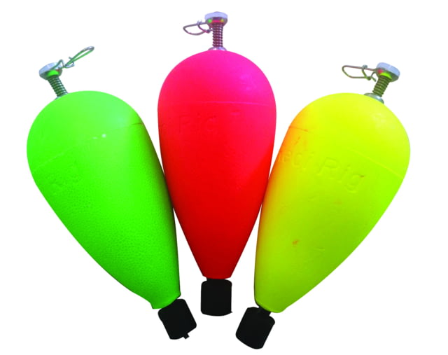 Redi-Rig Release Floats Neon GreenYellow/Red
