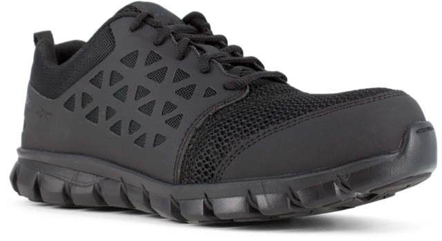 Reebok Sublite Cushion Work Shoe Toe Athletic Oxford - Men's Black 10.5 Wide