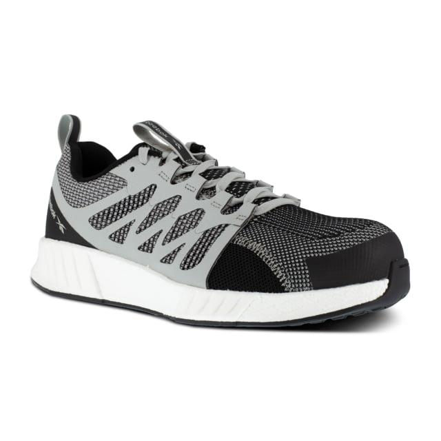 Reebok Fusion Flexweave Athletic Work Shoe - Men's Wide Grey/White 12
