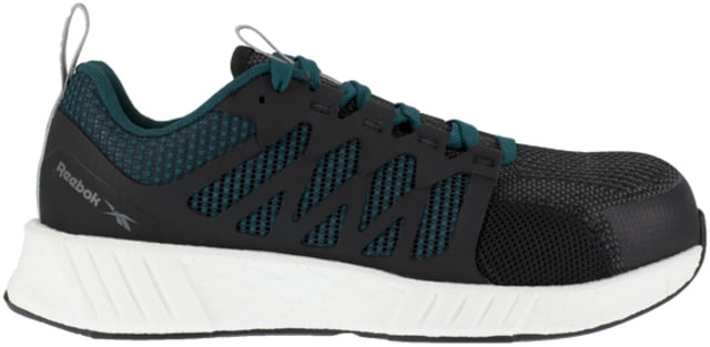 Reebok Fusion Flexweave Athletic Work Shoe - Women's Wide Teal/Black 7