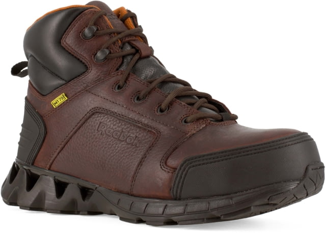 Reebok Mens ZigKick Work Athletic Hiker Boots w/ Flex-Met Internal Metatarsal Guard Dark Brown 10 Wide