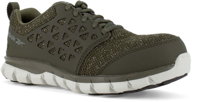 Reebok Sublite Cushion Work Athletic Cross Trainer - Women's Olive Green 6.5 Wide
