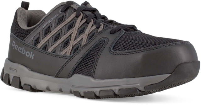 Reebok Sublite Work Athletic Oxford w/Steel Toe - Women's 10.5W Black