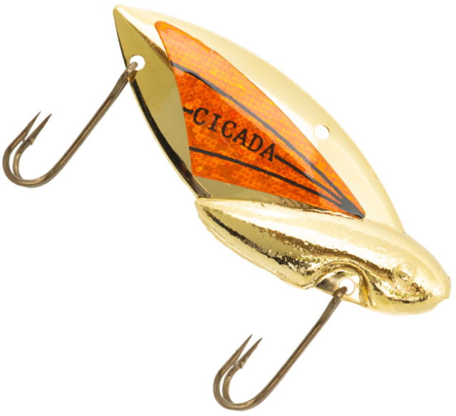 Reef Runner Cicada Blade Lure 2in 1/2oz Gold/Orange