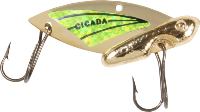 Reef Runner Cicada Blade Lure Gold/Chartreuse 1 5/8in 1/4oz