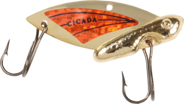 Reef Runner Cicada Blade Lure Gold/Orange 1 5/8in 1/4oz