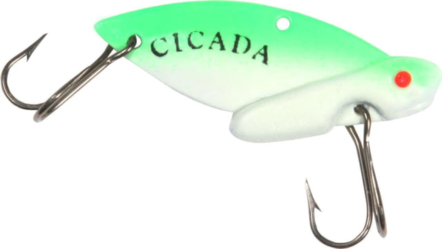 Reef Runner Cicada Blade Lure Green Glow Glows In The Dark 1 5/8in 1/4oz