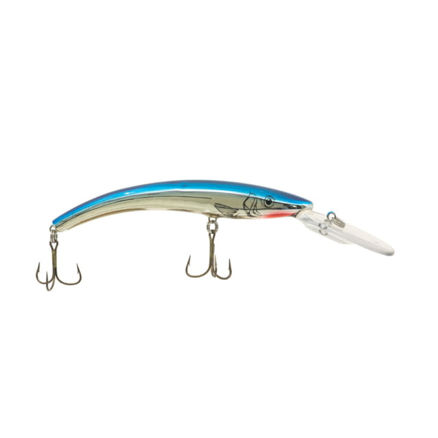 Reef Runner Deep Diver 800 Rattling Minnow 28ft Diving Depth 6 3/16in 5/8oz Floating Chrome/Blue