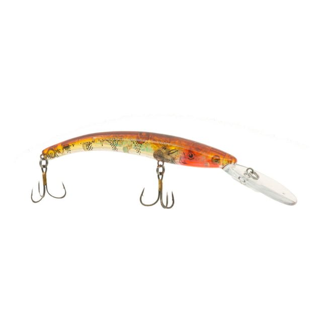 Reef Runner Deep Diver 800 Rattling Minnow 28ft Diving Depth 6 3/16in 5/8oz Floating Naked Perch