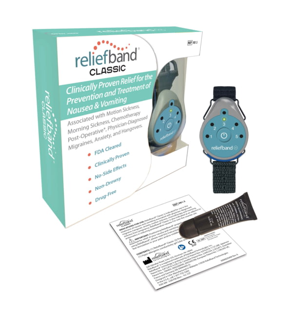 Reliefband Technologies Anti-Nausea and Vomiting Classic Band Gray