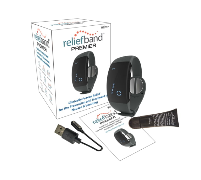 Reliefband Technologies Anti-Nausea and Vomiting Premier Band Charcoal