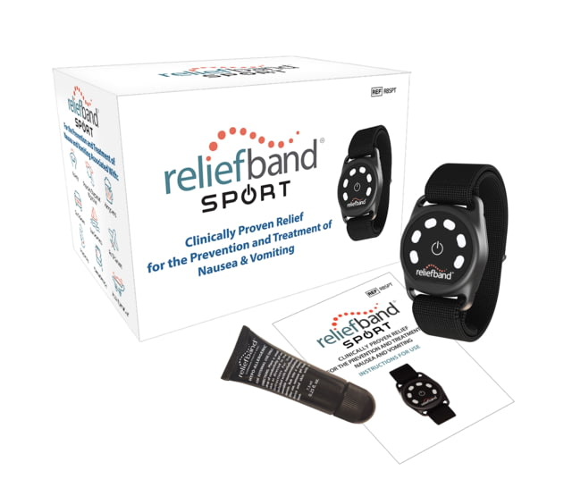 Reliefband Technologies Anti-Nausea and Vomiting Sport Band Black