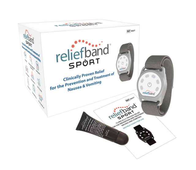 Reliefband Technologies Anti-Nausea and Vomiting Sport Band Gray