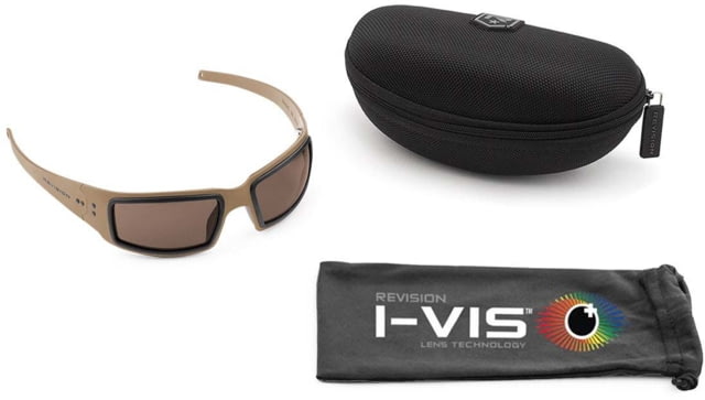 Revision Speed Demon Sunglasses Basic Kits Cerakote Coyote Brown Frame Aros Lens