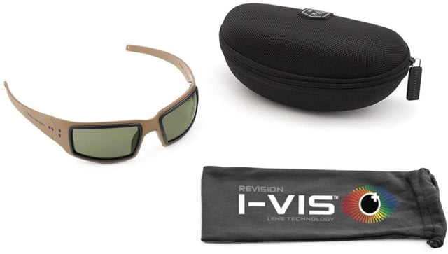 Revision Speed Demon Sunglasses Basic Kits Cerakote Coyote Brown Frame Verso Lens