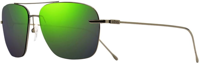 Revo Air 3 Sunglasses - Men's Satin Gunmetal Frame Evergreen Photo Lens Medium RE 1209 00 GNP