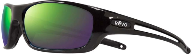 Revo Coast Sunglasses - Men's Matte Black Frame Evergreen Lens Medium RE  01 GN
