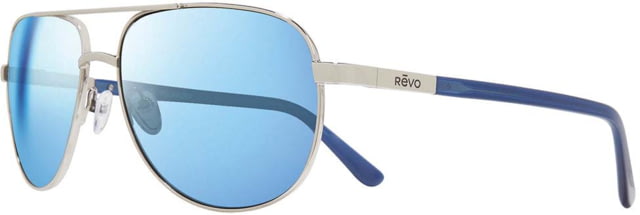 Revo Conrad Sunglasses - Men's Chrome Frame Blue Water Lens Medium RE 1106 03 BL