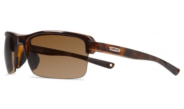 Revo Crux N Sunglasses - Men's Tortoise Frame Terra Lens Medium / Medium-Small RE 4066 04 BR