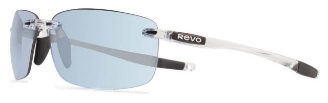 Revo Descend N Sunglasses Crystal Frame Blue Water Lens Medium RE 4059 09 BL