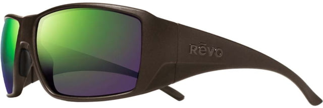 Revo Dune Sunglasses - Men's Matte Brown Frame Evergreen Lens Medium RE 1202 02 GN