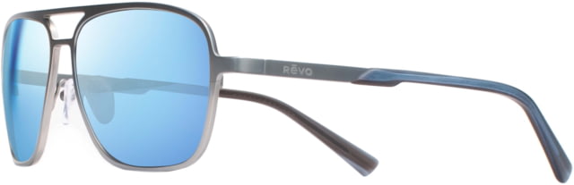 Revo Horizon Sunglasses Satin Chrome -Blue Water Photo Frame Satin Chrome -Blue Water Photo Lens Medium RE 1193 03 BLP
