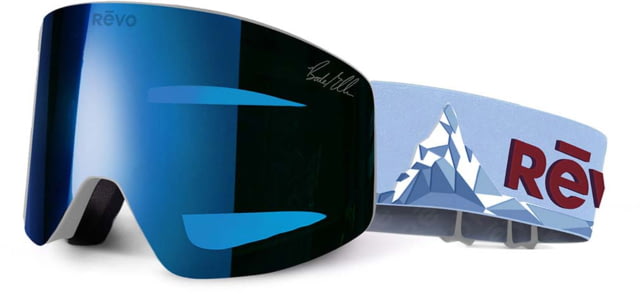 Revo No. 6 Solstice Bode Miller Sunglasses Matte White Frame Blue Water Photo Lens Large RG 7033 09 PBL