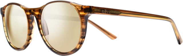 Revo Palm Springs Kendall Toole Sunglasses - Women's Amber Horn Frame Champagne Lens Med/Med Sm RE 1200 11 CH