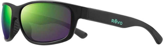 Revo Sailfish Darcizzle Sunglasses Matte Black Frame Evergreen Lens Med/Med Sm RE 1184 01 GN