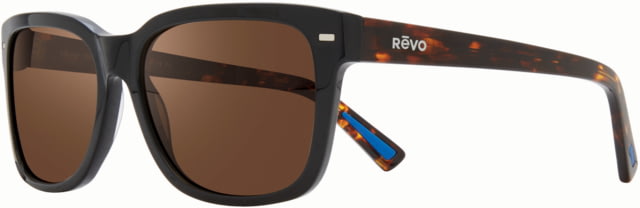 Revo Taylor Eco-Friendly Sunglasses Black Frame Terra Lens Med/Med Lrg RE 1104 01 BR