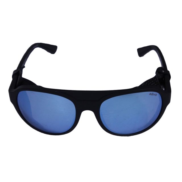 Revo Traverse Sunglasses Black Frame Blue Water Lens Medium RE 1036 01 BL