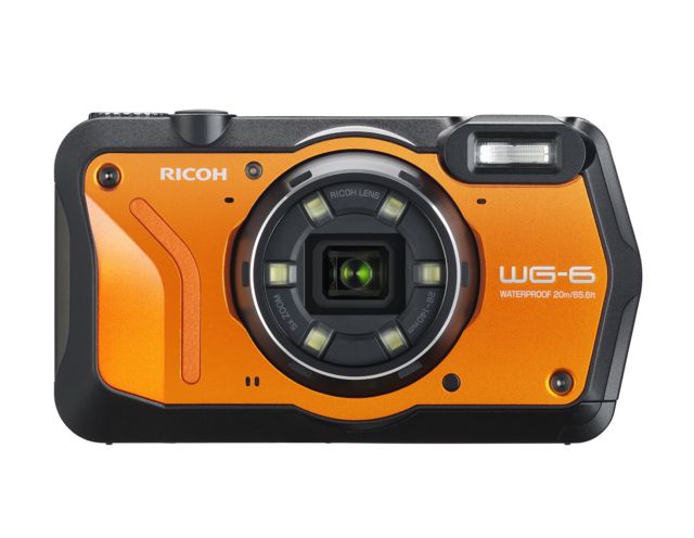Ricoh WG-6 Digital Camera 5X Optical Zoom Orange