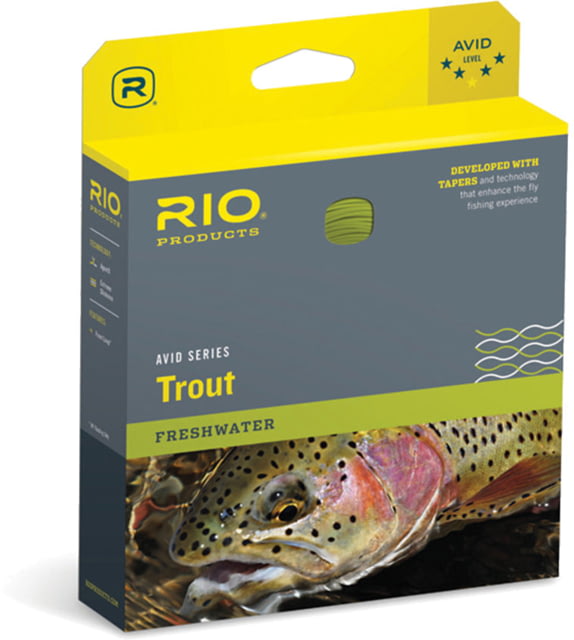 RIO Products Avid Trout WF Pale Yellow 7wt