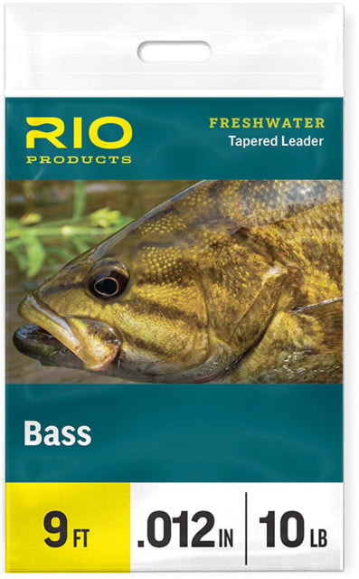 RIO Products Bass Leaders 9Ft 10Lb 4.5Kg