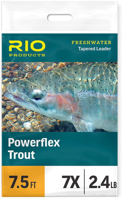 RIO Products Powerflex Trout Leader 7.5ft 4X