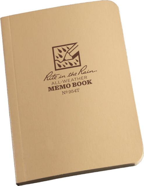 Rite In The Rain Rite In The Rain Memo Book - 3.5 X 5 Tan 3 1/2 X 5