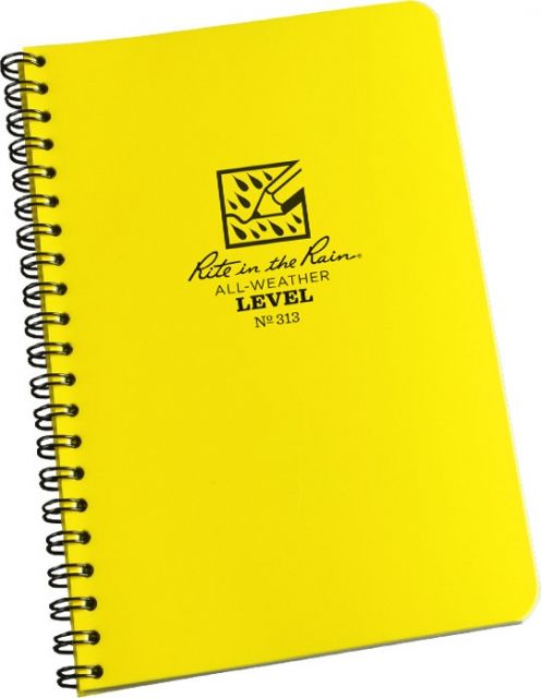 Rite In The Rain Rite In The Rain Spiral Notebook - Level Yellow 4 5/8 X 7