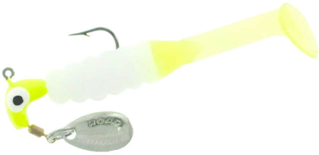 Road Runner Slabalicious Jig w/Spinner 1 Rig Bait 1 Body Chartreuse/White/Chartreuse 1/16oz