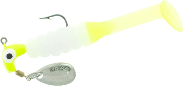 Road Runner Slabalicious with Spare Body 1+1 - 1 Rig Bait Chr/Frig Wht-Chr 1/8oz 1 Body Pack