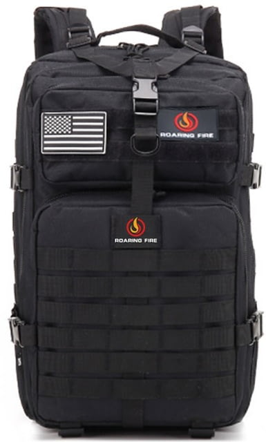 Roaring Fire 45L Tactical Backpack Black 19.6x11.8x11.8 inch RF096 BK