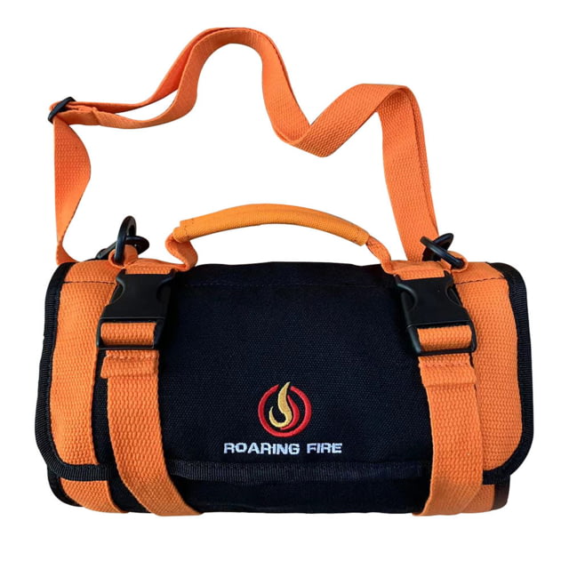 Roaring Fire Bonfire Modular Tool Roll Bag Orange/Black 17.7x10.43 inch